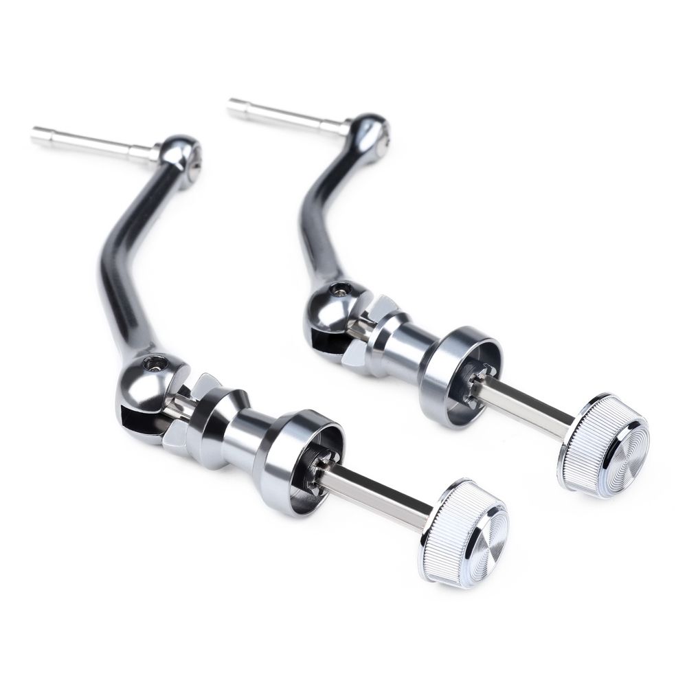 Aluminum Alloy Fishing Gear Single Rocker Arm Accessories Hexagonal Rod Shaft Fishing Wheel Handle Metal Modification Accessories