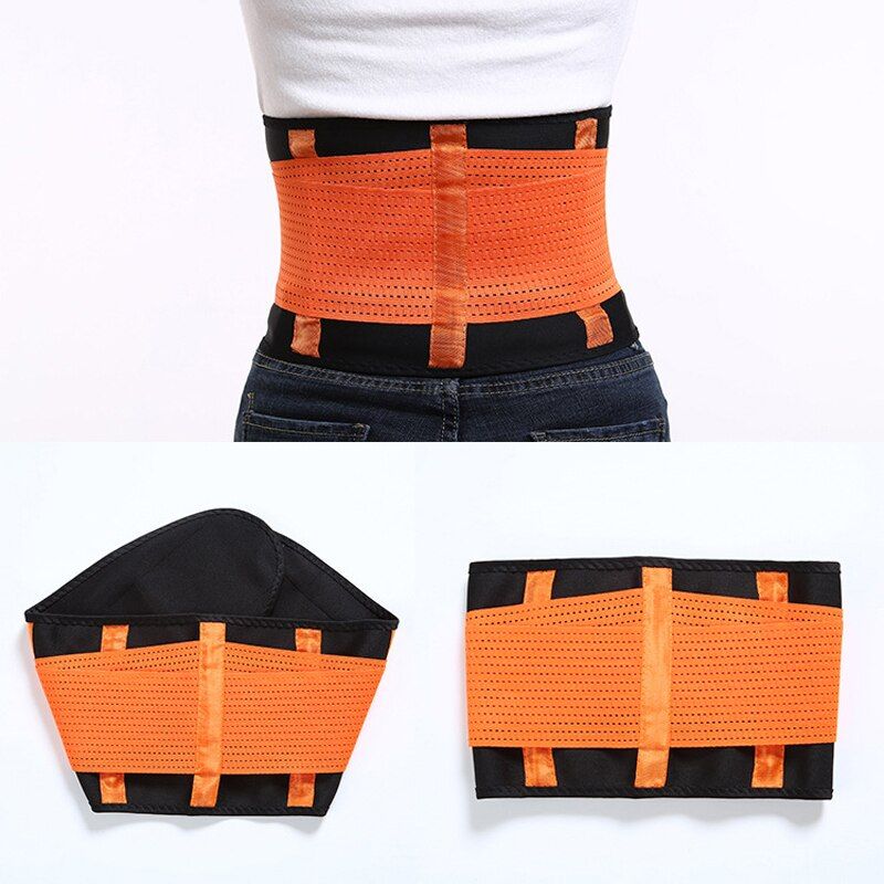 Woman Man Sport Waist Support Belt,Adjustable Lumbar Back Sweat Belt,Fitness Slimming Modeling Body Shaper Waist Trainer Corset
