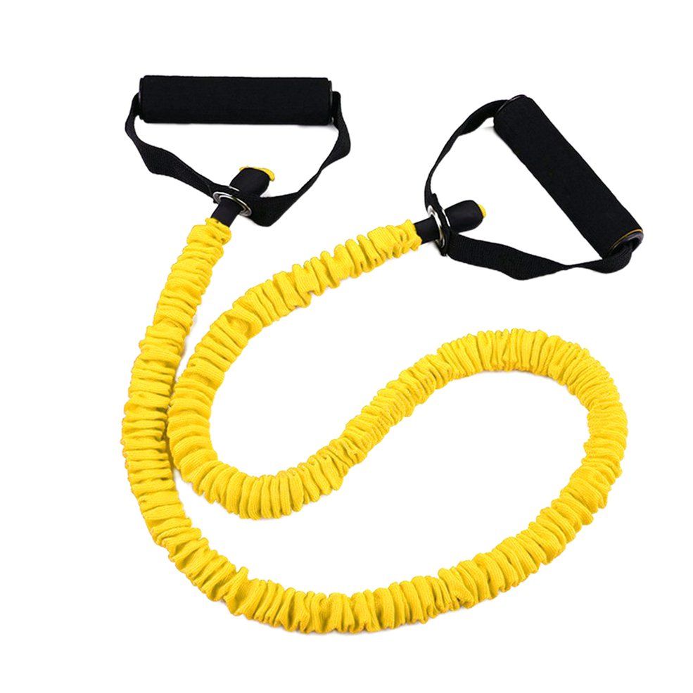 One Word Pull Rope Fitness Cloth Cover Anti-Break Indoor Elastic Rope Rally Yoga Rope Strength Training Resistance Band
