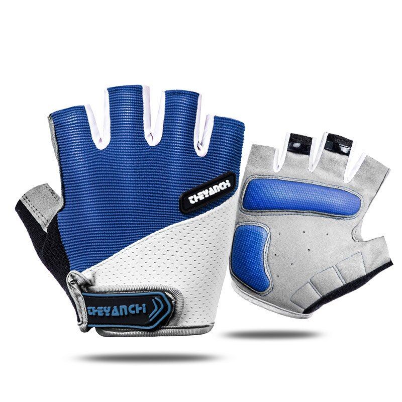 MCFK 0101 Sports Gloves for Men and Women Outdoor Mountain Bike Half-finger Non-slip Gloves Shockproof Fitness Cycling Gloves