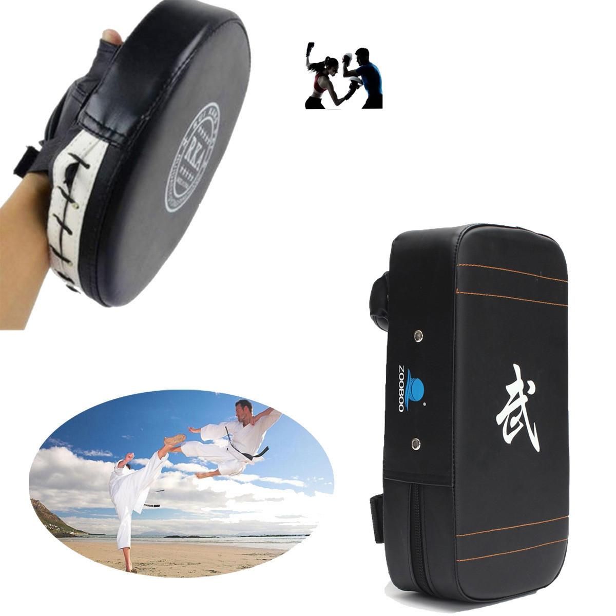 4Pcs Boxing Mitt Training Target Focus Punch Pad Glove MMA Karate Muay Thai
