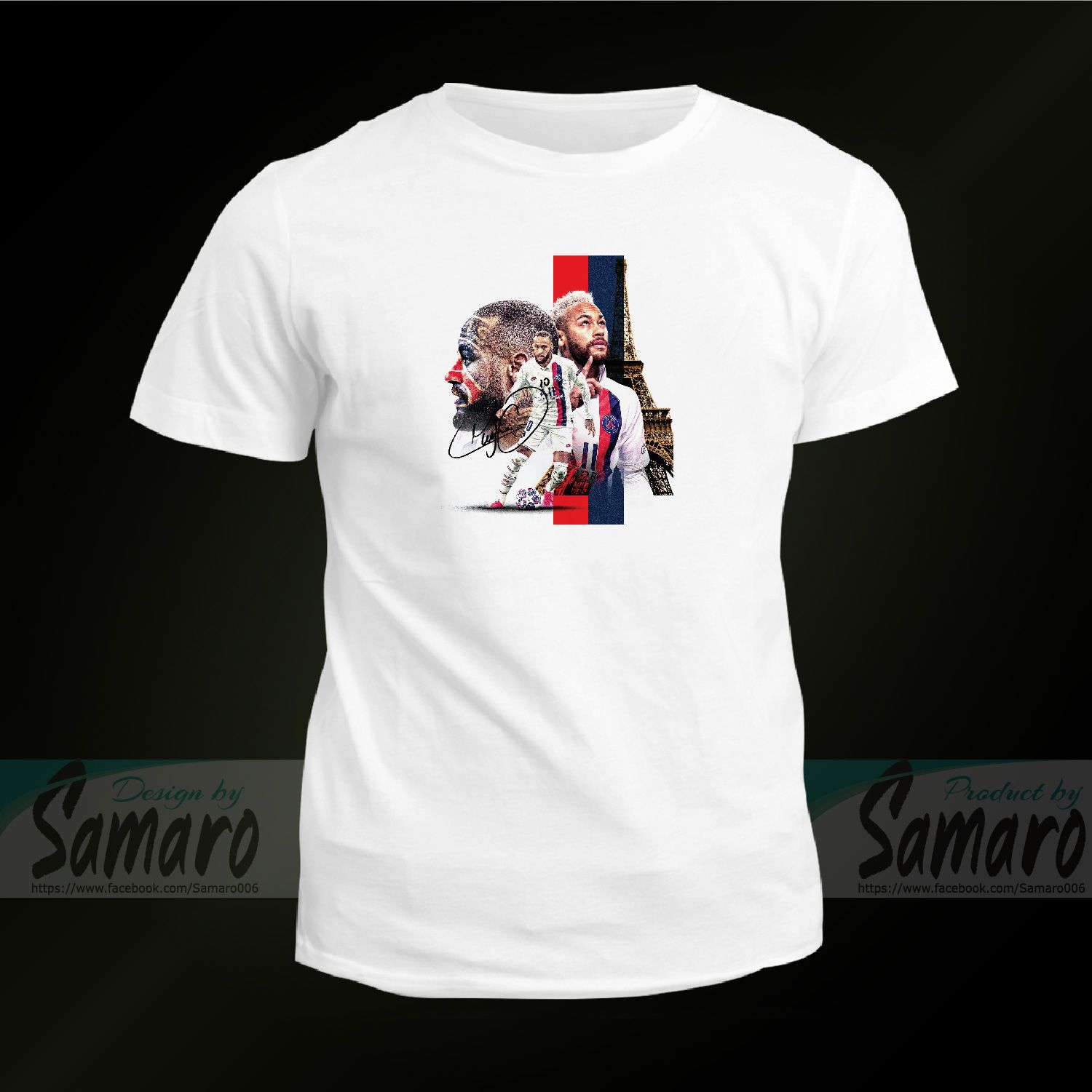 Neymar & Paris Short Sleeve Jersey