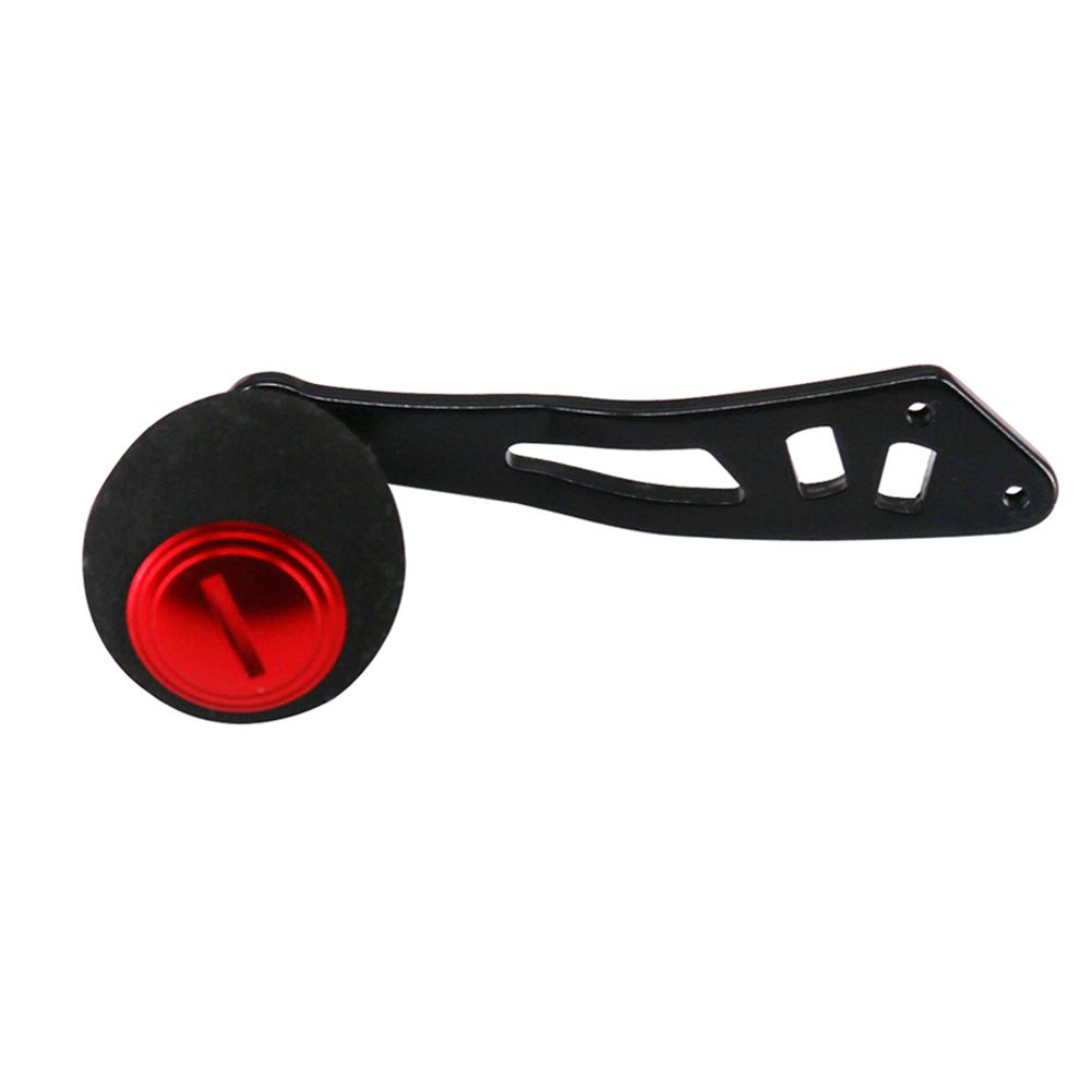 Fishing Handle Reel Single Knob EVA Single Racker Handle Knob Aluminum Alloy Replacement Baitcasting Accessory