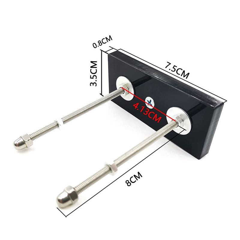 JOUYI 2 Packs Skateboard Longboard Wall Mount Skateboard Hanger for Skateboard Deck Display and Storage