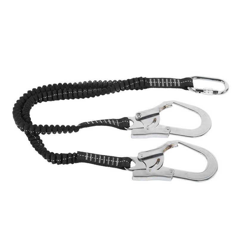 Double Steel Large Hook Elastic String Safety Belt High‑strength Wear‑resistant
