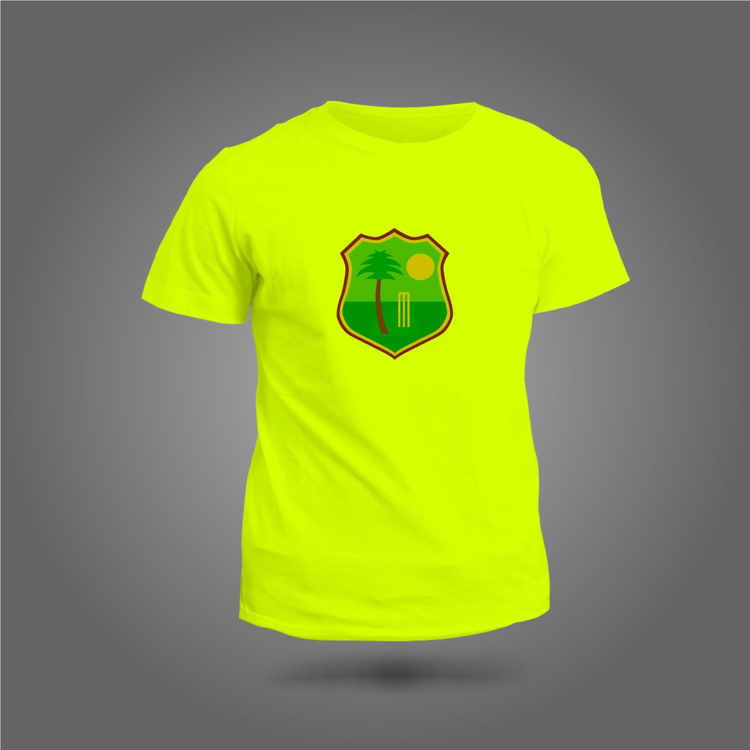 West Indies Cricket Logo jersey, short sleeve Cricket Jersey