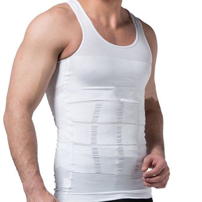 Be-In-Shape Men's Slimming Vest Body Shaper Corrective sture Belly Control Compression Shirt Loss Weight Underwear Corset