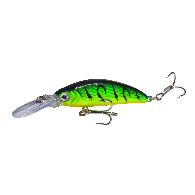 Yfashion Outdoor Submerged Warped Mouth Bass Bait Plastic ulation Fishing Lure