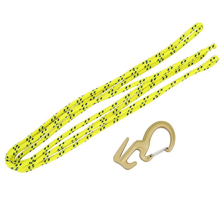 Climbing Spring Hook Carabiner Zinc Alloy Outdoor Camping Hiking 9 Rope Tightener Quick Lock Hanger with
