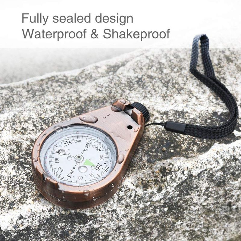 Recommended Products Compass Classic Accurate Waterproof Shakeproof for Hiking Camping Motoring Boating Backpacking Mountaineering Exploring Hunting Orienteering Sighting Gift Collection Vintage