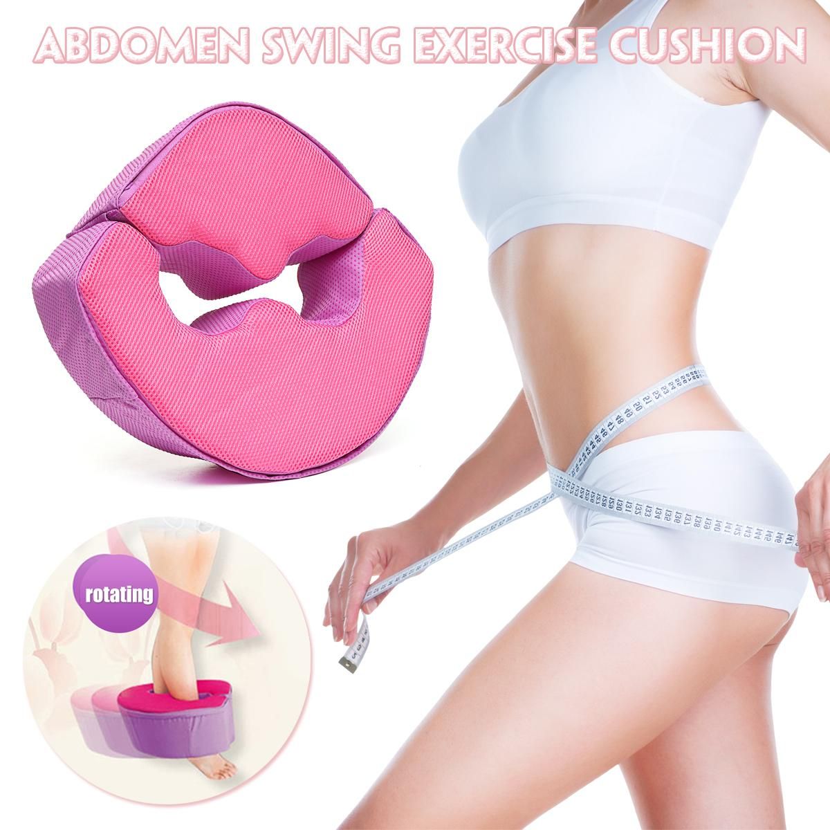 Useful Abdomen Waist Leg Hips Slimming Swing Exercise Cushion Fitness Equipment Trimmer
