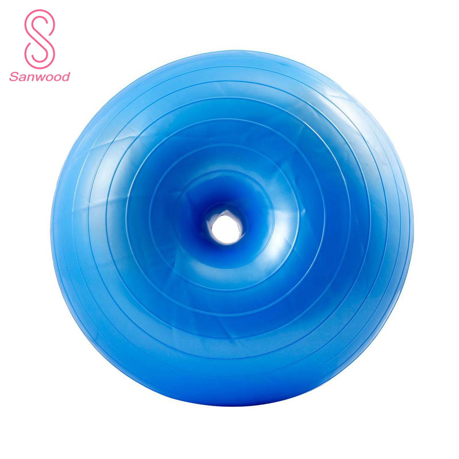 Doughnut Yoga Ball Thickened Small Hole Design Core Training Ball