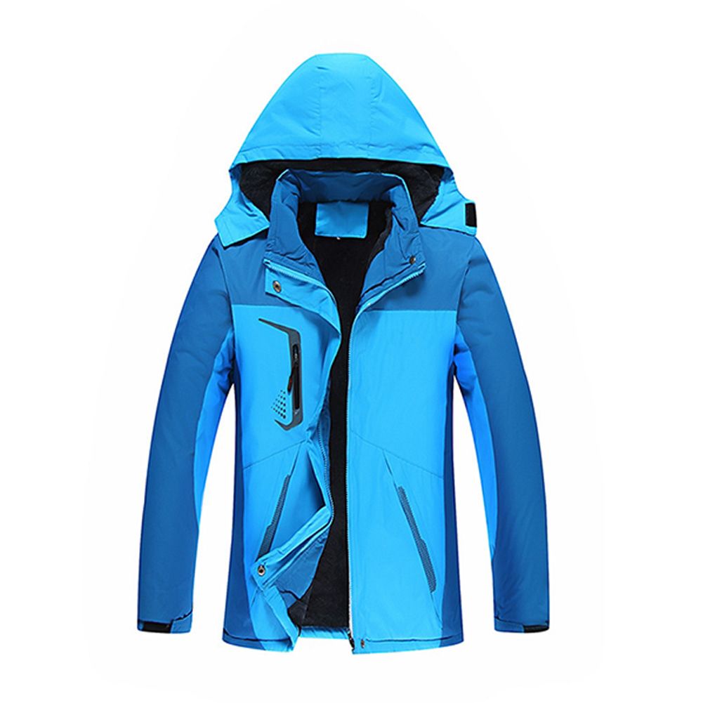 Winter Men Outdoor  Waterproof Warm Coats Male Casual hicken Velvet  Outwear Mountaineering Overcoat