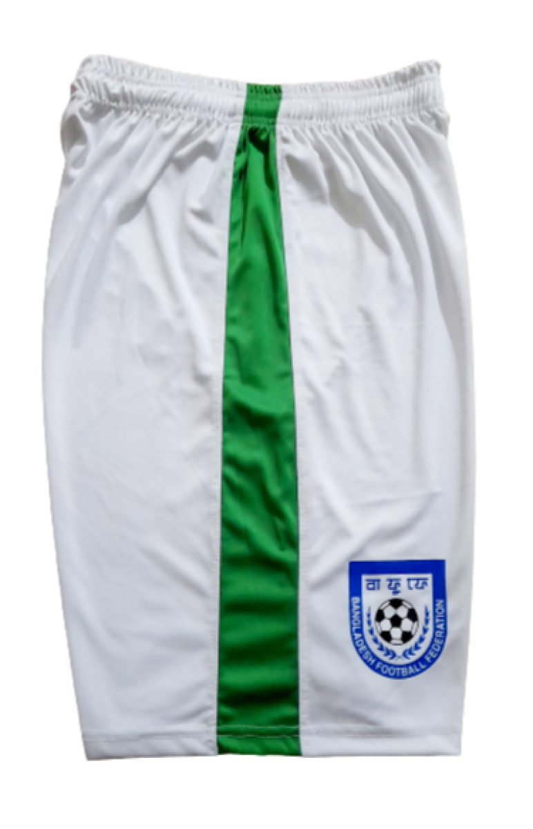 Bangladesh Football Team Short pant-White