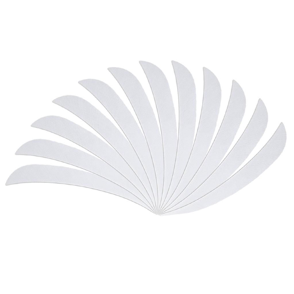 6x 12Pcs 5 Inch Arrow Feathers Archery Fletches, Suitable for All Kinds of Arrow Rods