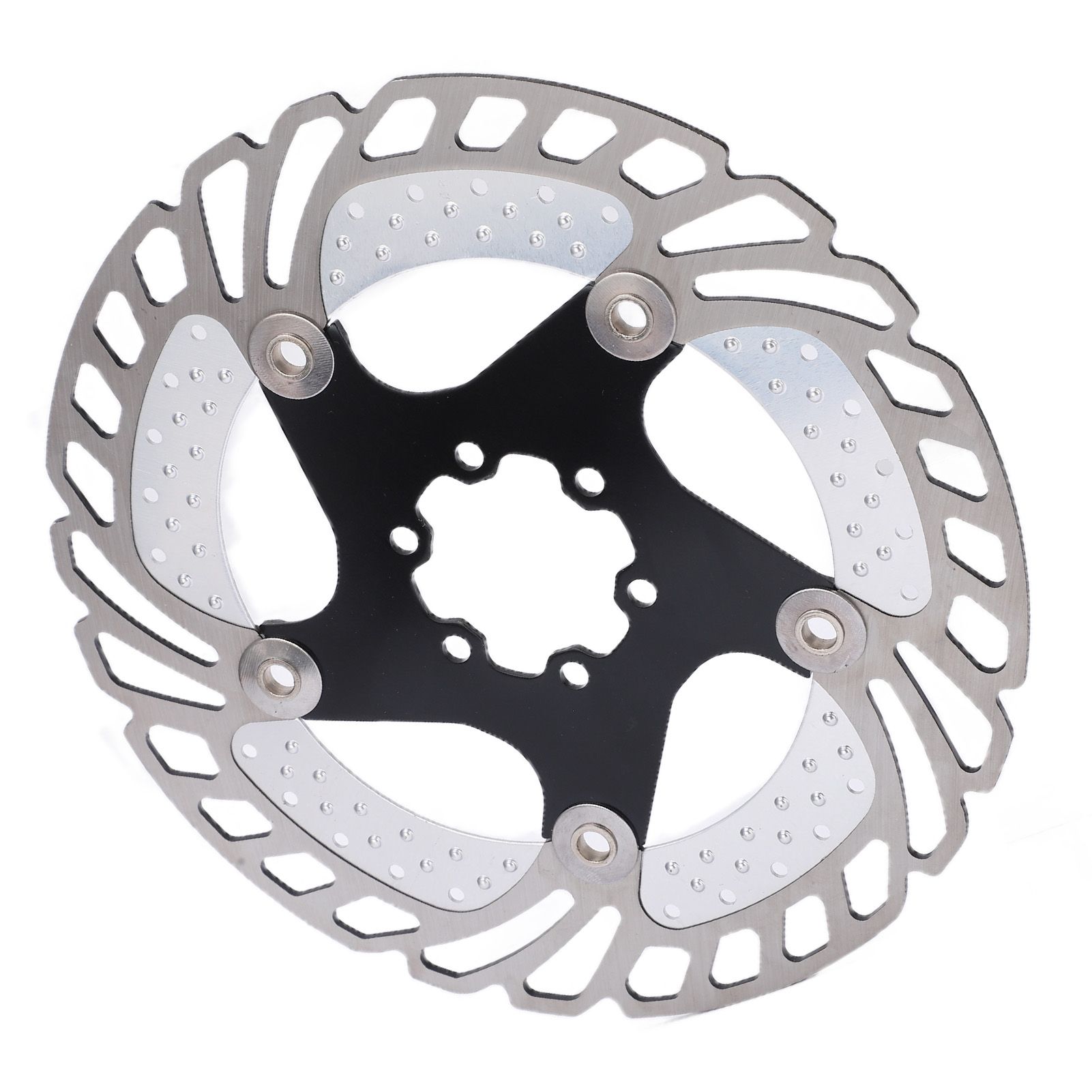 Bike Brake Parts Disc Rotor Floating Buckle Anodized Marking Aluminum