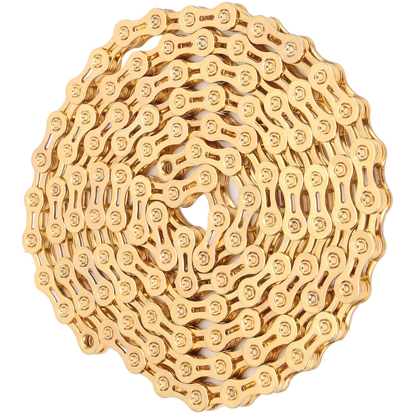 Carbon Steel Bike Chain Higher Hardness 9 Speed Coated For Road
