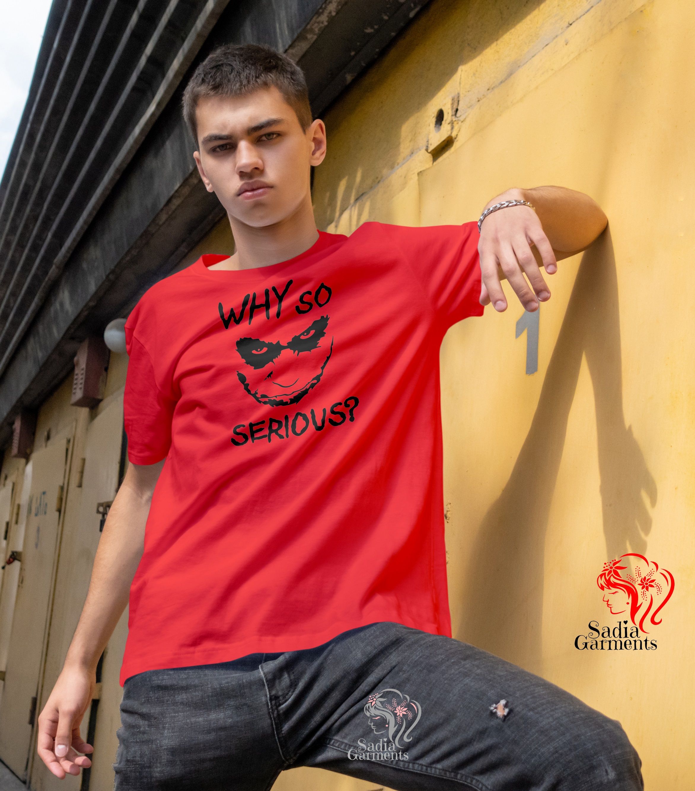 So Serious Half Hata Jersey Tshirt