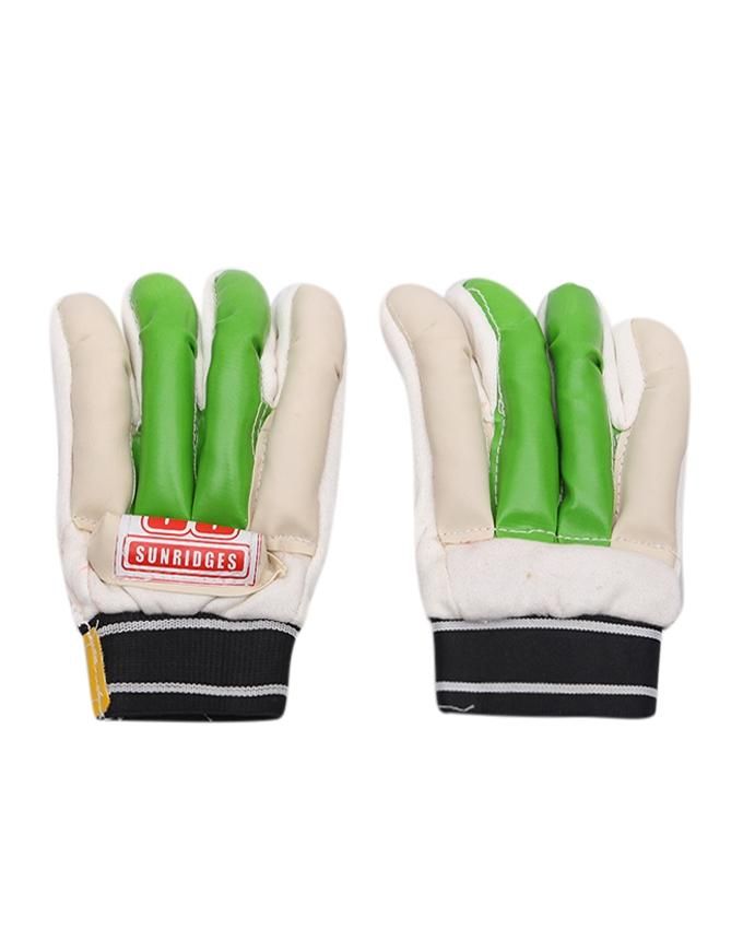Hand Gloves - Green and Off White
