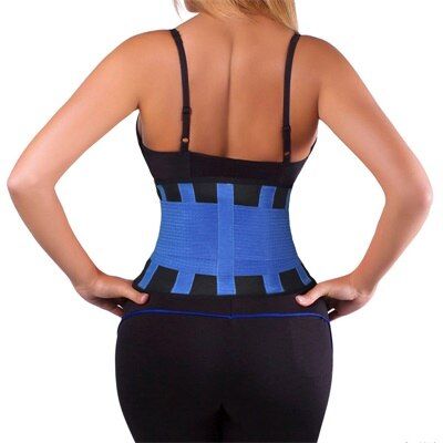 Women Men Waist Trimmer Adjustable Elstiac Waist Support Belt Neoprene Faja Lumbar Back Sweat Belt Fitness Belt Heuptas