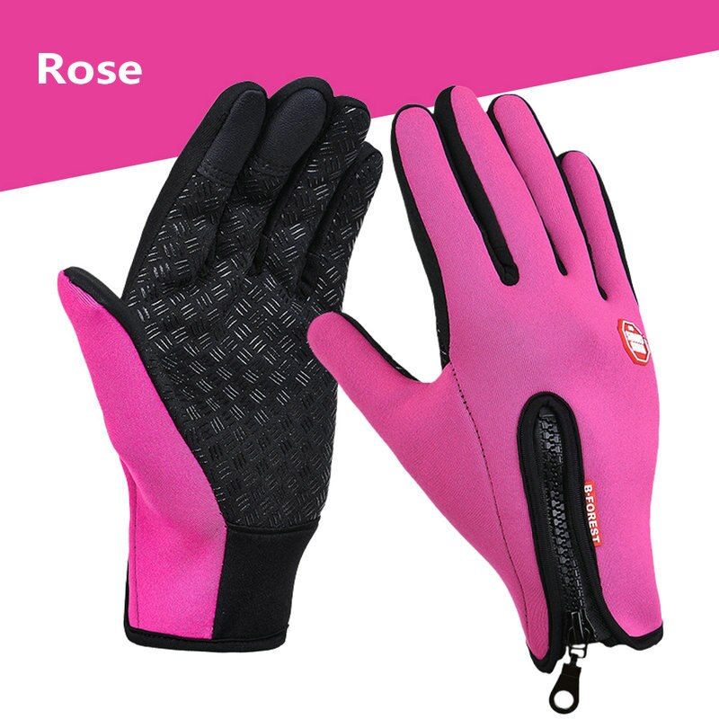 Winter Outdoor Sports Windstopper Cycling Gloves Waterproof Thermal Gloves for Men Women Motorcycle Driving Hiking Skiing Gloves