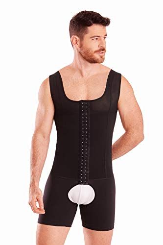 Men Shapewear Elastic Bodysuit Girdle High Compression Full Body Shaper for Men Gynecomastia Vest Corset Shirt up Underwear