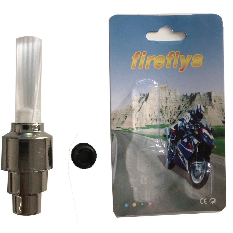 HA 1pc Cool Bike Bicycle Wheel Tire Air Valve Stem Cap Multi Color LED Light