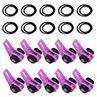 10 Set Adjusle Fishing Rod Hook Keeper Rubber Rings Lure Bait Jig Holder