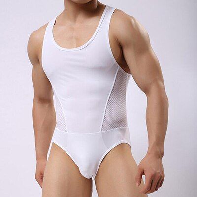 Bodysuit men Ice corset High elasticity One-piece clothing shapers Slim Corrective Body sculpting Pulling underwear