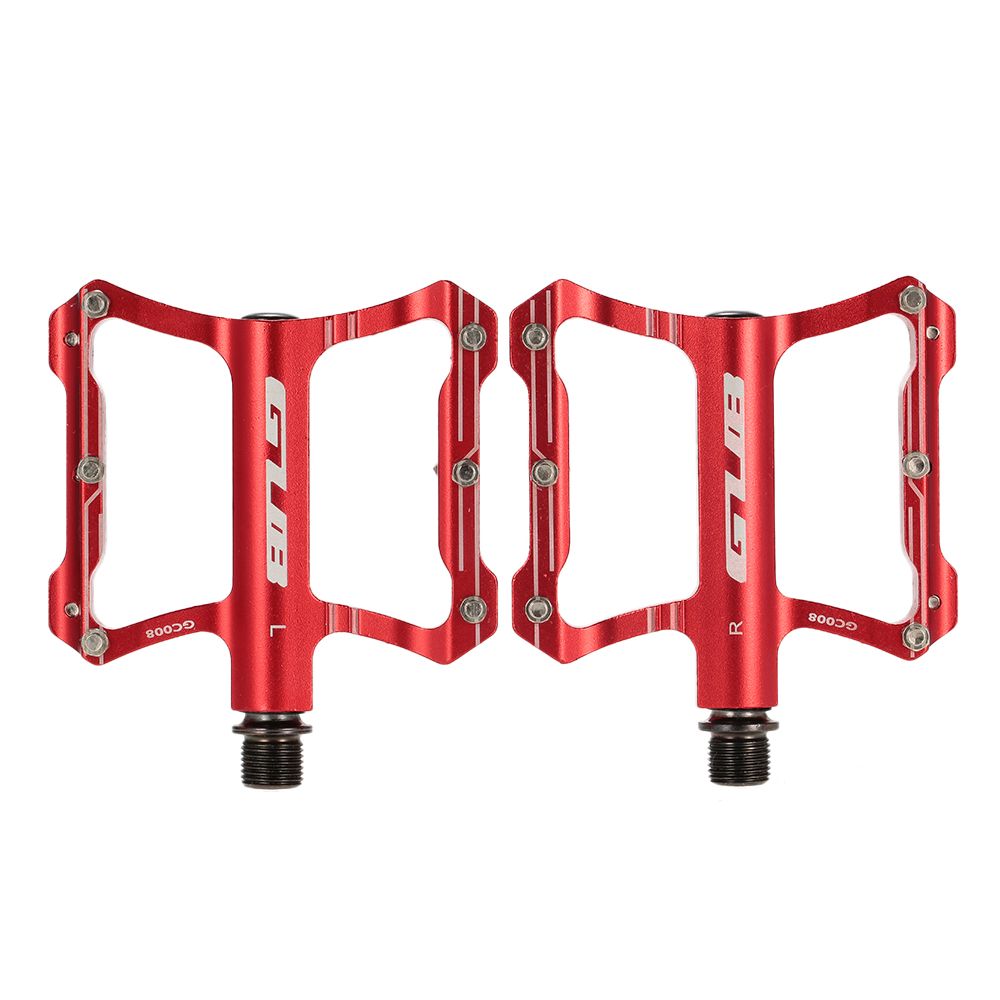 Aluminum Alloy Bicycle BMX Bike Cycling Flat Pedal Platform Pedals Road Bike Pedals Cycling Big Foot Contact 9/16" Thread Sealed Bearings