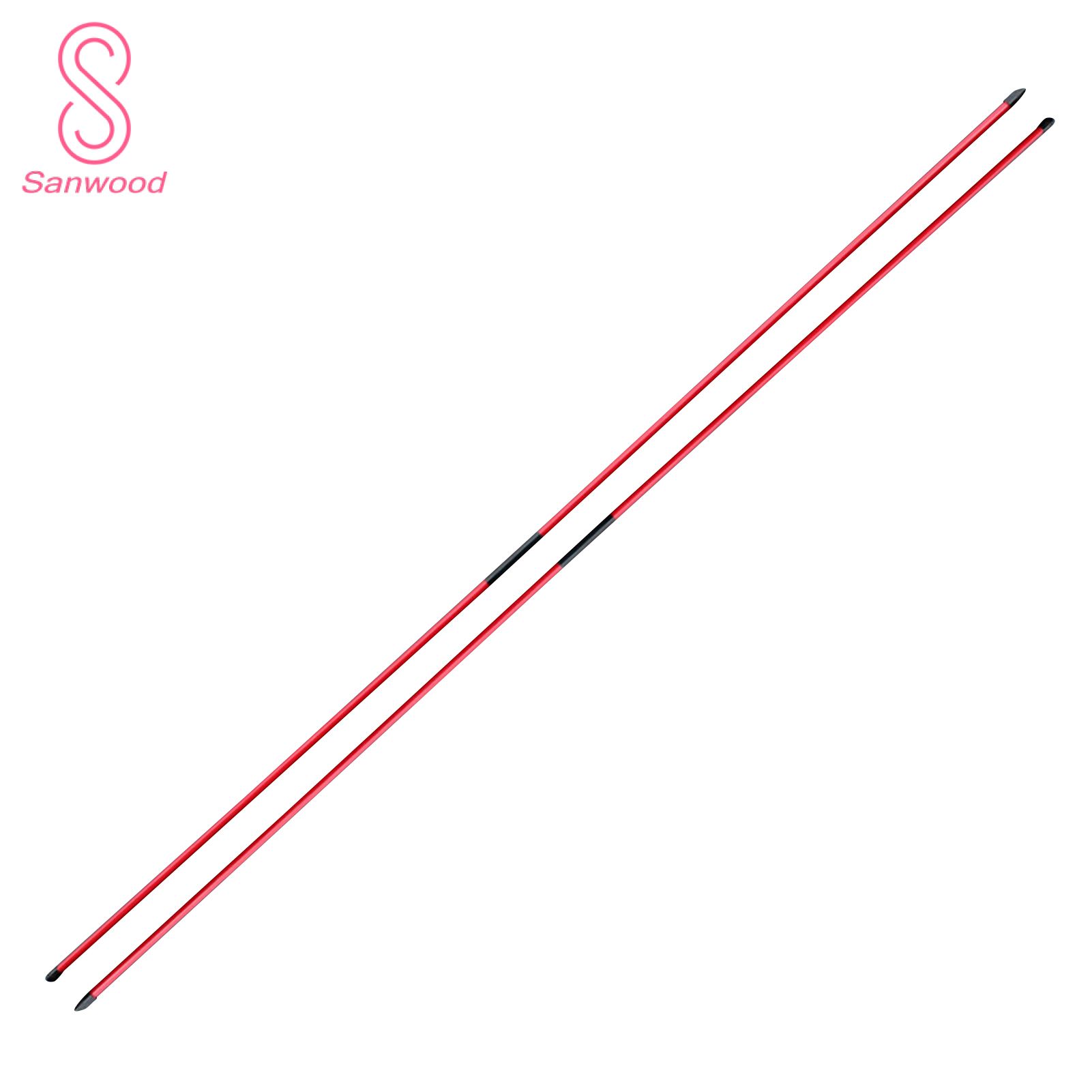 Foldable Golf Direction Rod Reusable Collapsible Golf Practice Rods