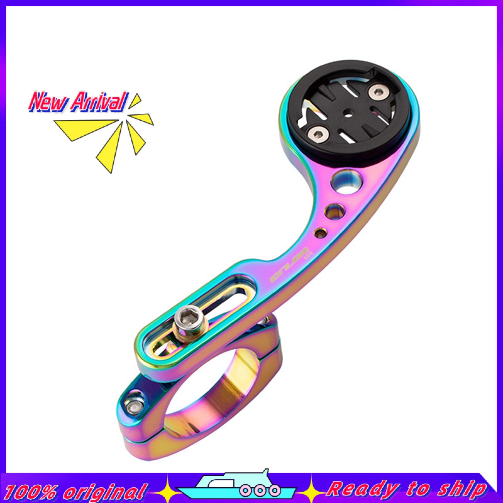 GUB Handlebar Easy Installation Versatile Firm Dazzling Compatible Flexible Stopwatch Holder for Outdoor