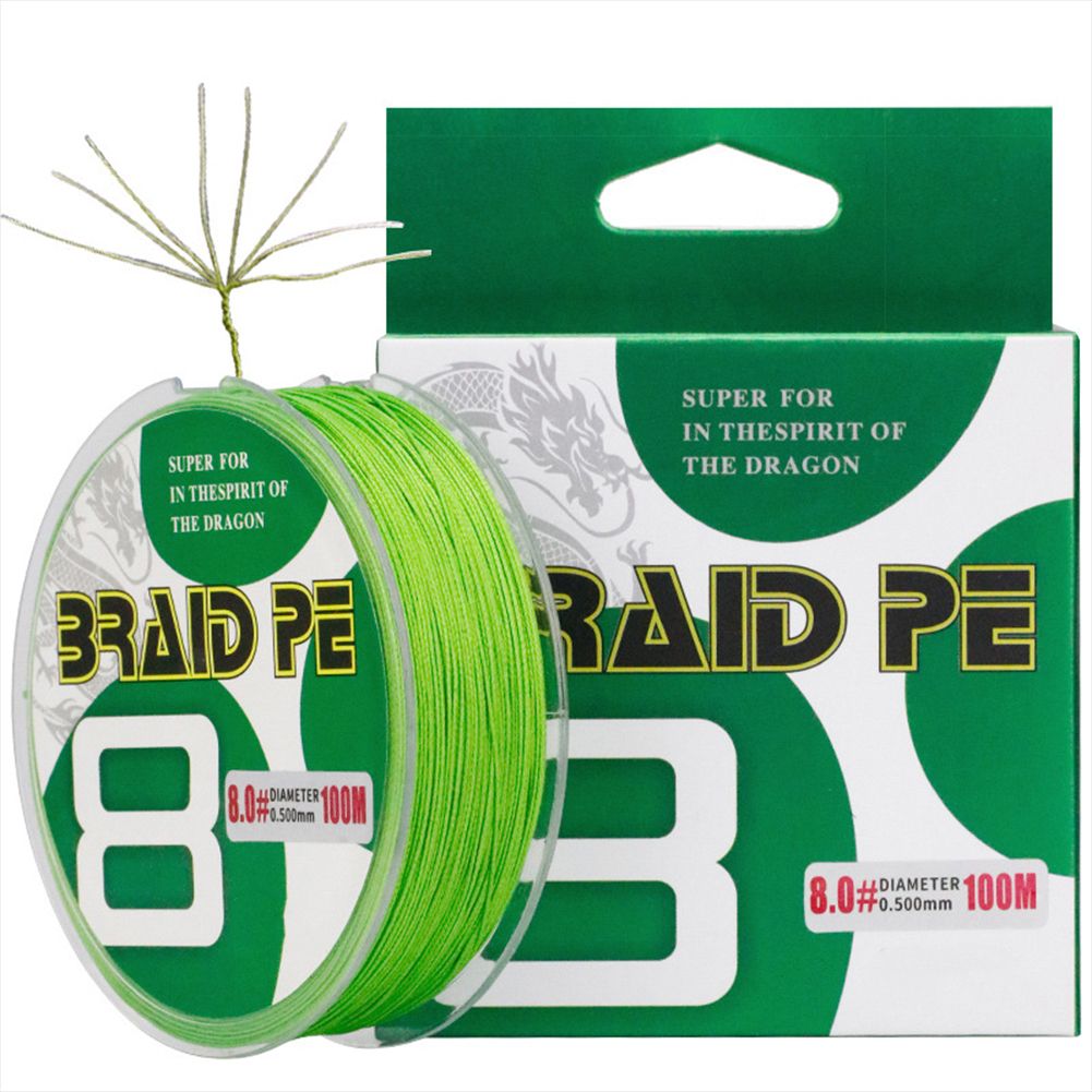 100-meter/roll 8-strand Pe Fishing  Line Main Line Subline Fishing Accessories