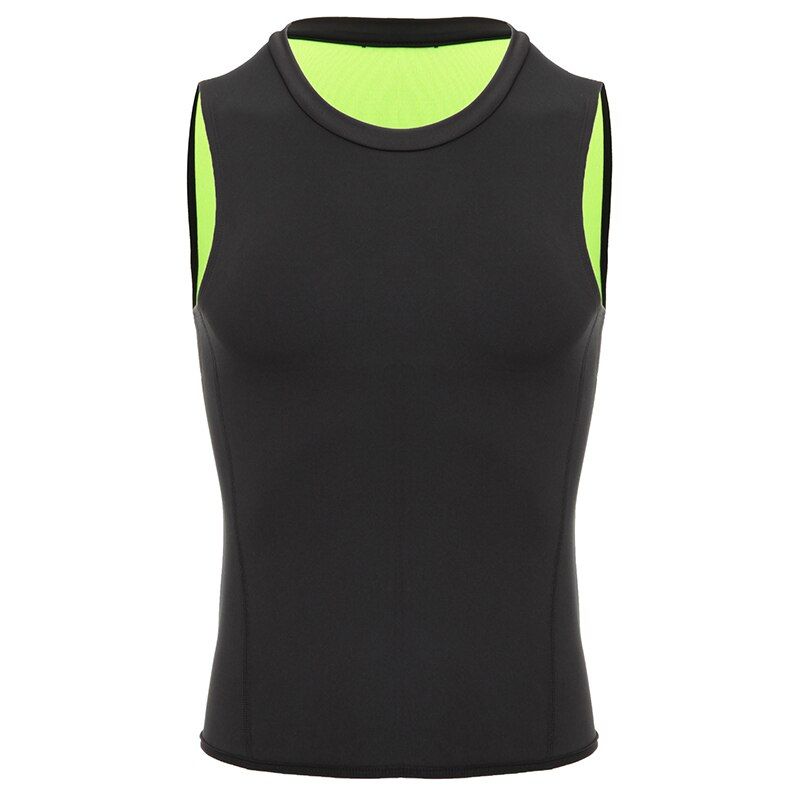 Men Compression Shirt Slimming Body Shaper Waist Trainer Vest Workout Tank Tops Neoprene Sauna Suit Weight Loss Sweat Undershirt