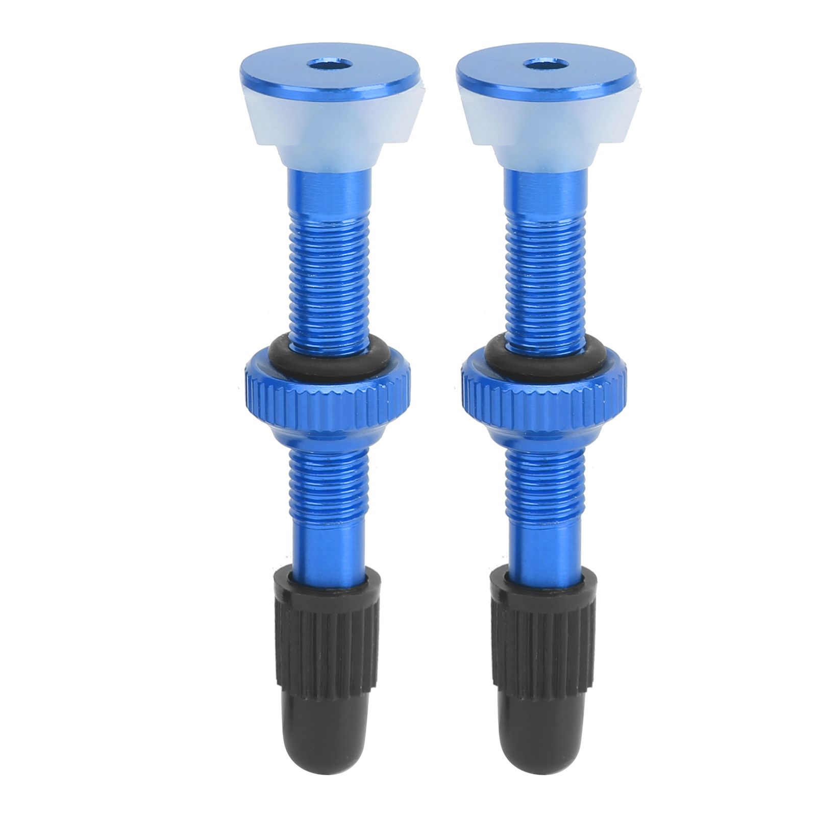 BOLANY 1Pair Mountain Bike Tubeless Air Valve Stem Presta Extender Set