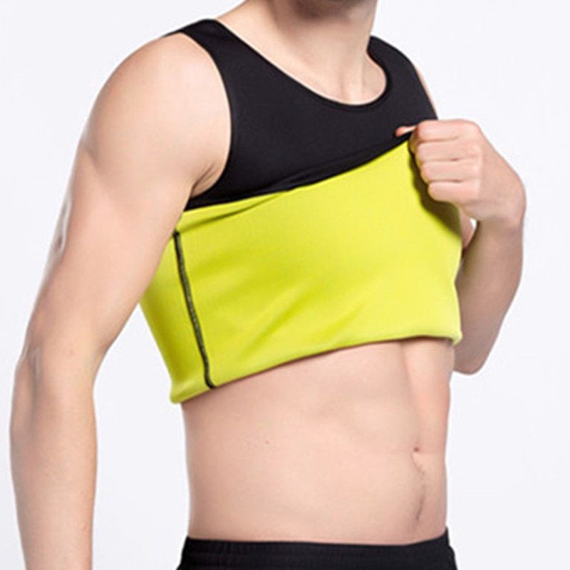 Bodybuilding Tshirt Belly Trimmer Waist Trainers Sauna Sweat Shaper Men Fitness Tights Neoprene Body Shaper Slimming Corset