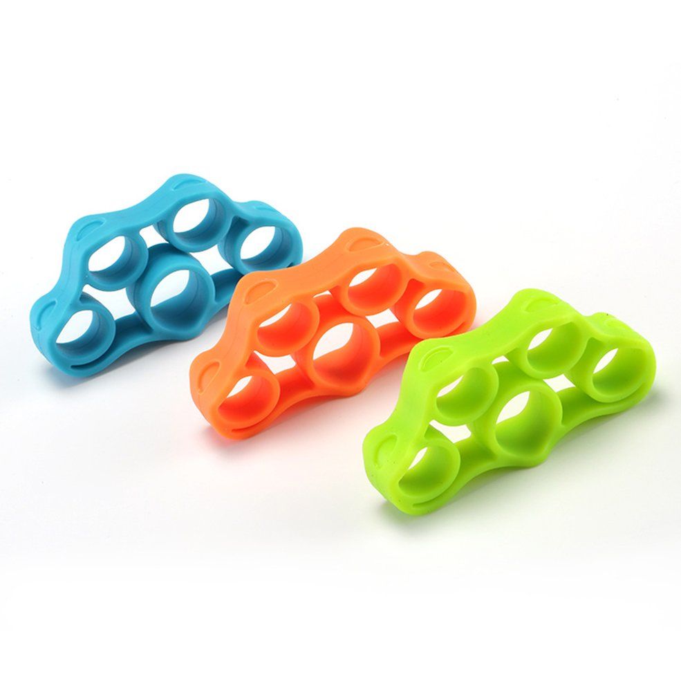 3pcs Hand Gripper Forearm Wrist Training Finger Stretcher Resistance Band