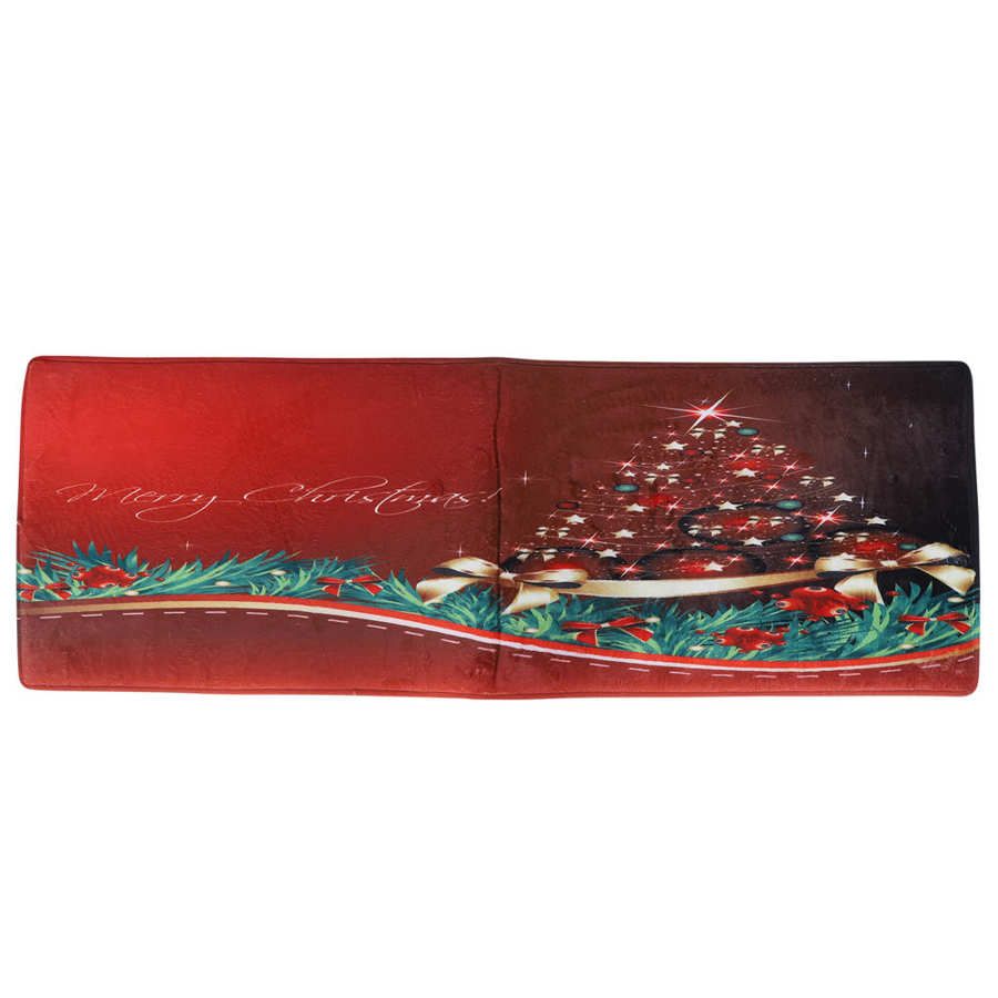 Himeng La Cute Christmas Non‑Slip Floor Door Mat Decoration for Home Bathroom Kitchen Living Room