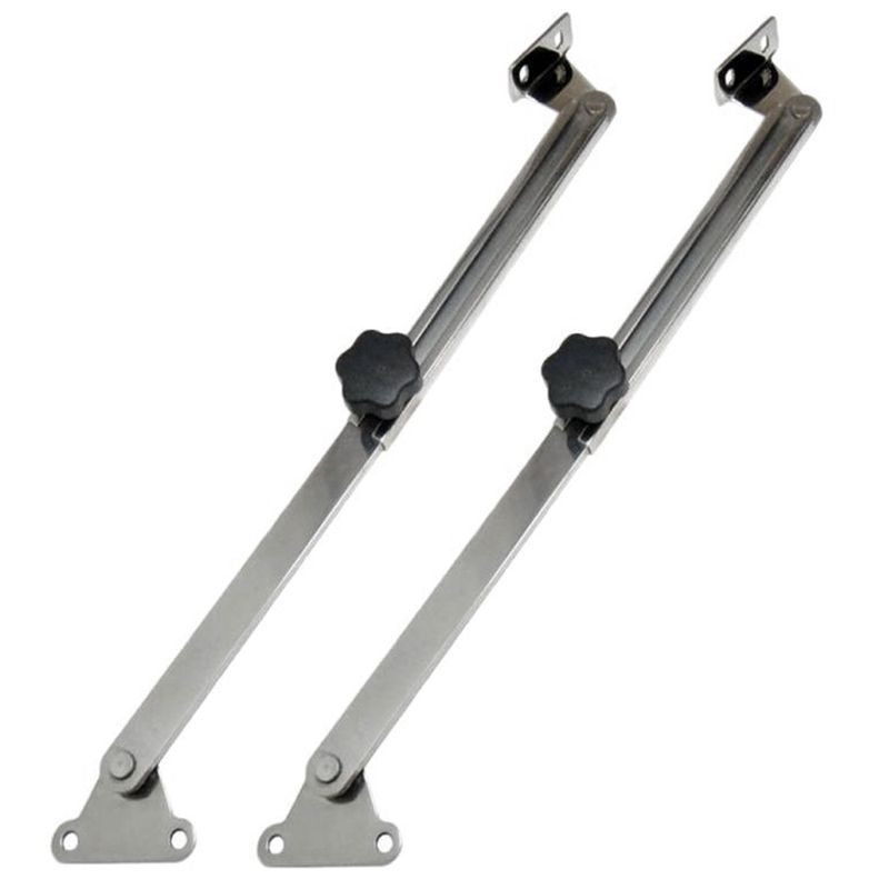 2 Pcs Boat Hatch Adjusters 316 Stainless Steel Hatch Adjuster 8-14 Inch for Marine Yacht Boat Accessories Marine