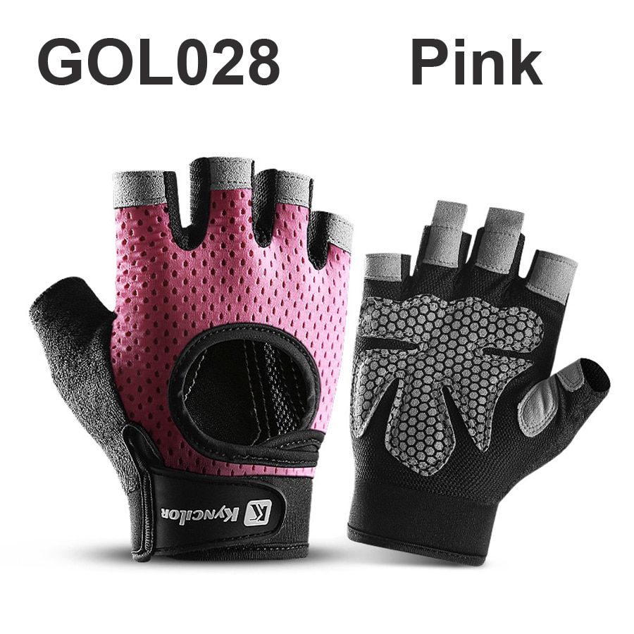 NEWBOLER Summer Cycling Gloves Half Finger Shockproof Breathable MTB Road Bike Bicycle Gloves Fitness Sports Cycling Equipment