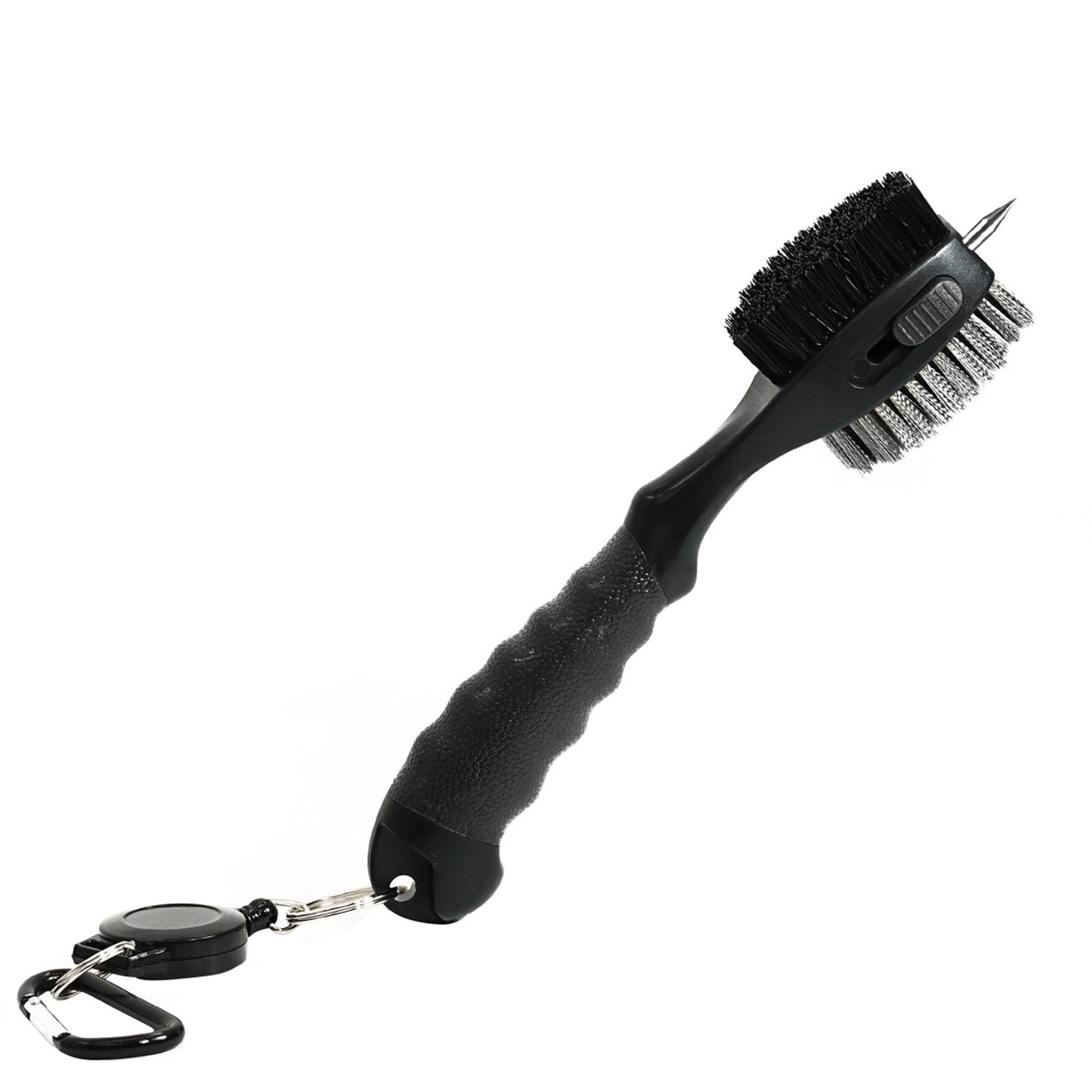Golf Cleaning Brush Multi-functional Dual Sides Zip-line Golf Groove Cleaner Brush