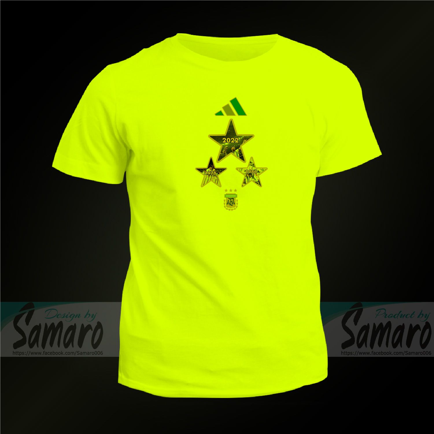 Argentina champion Team Jersey, 3 Star Argentina T shirt