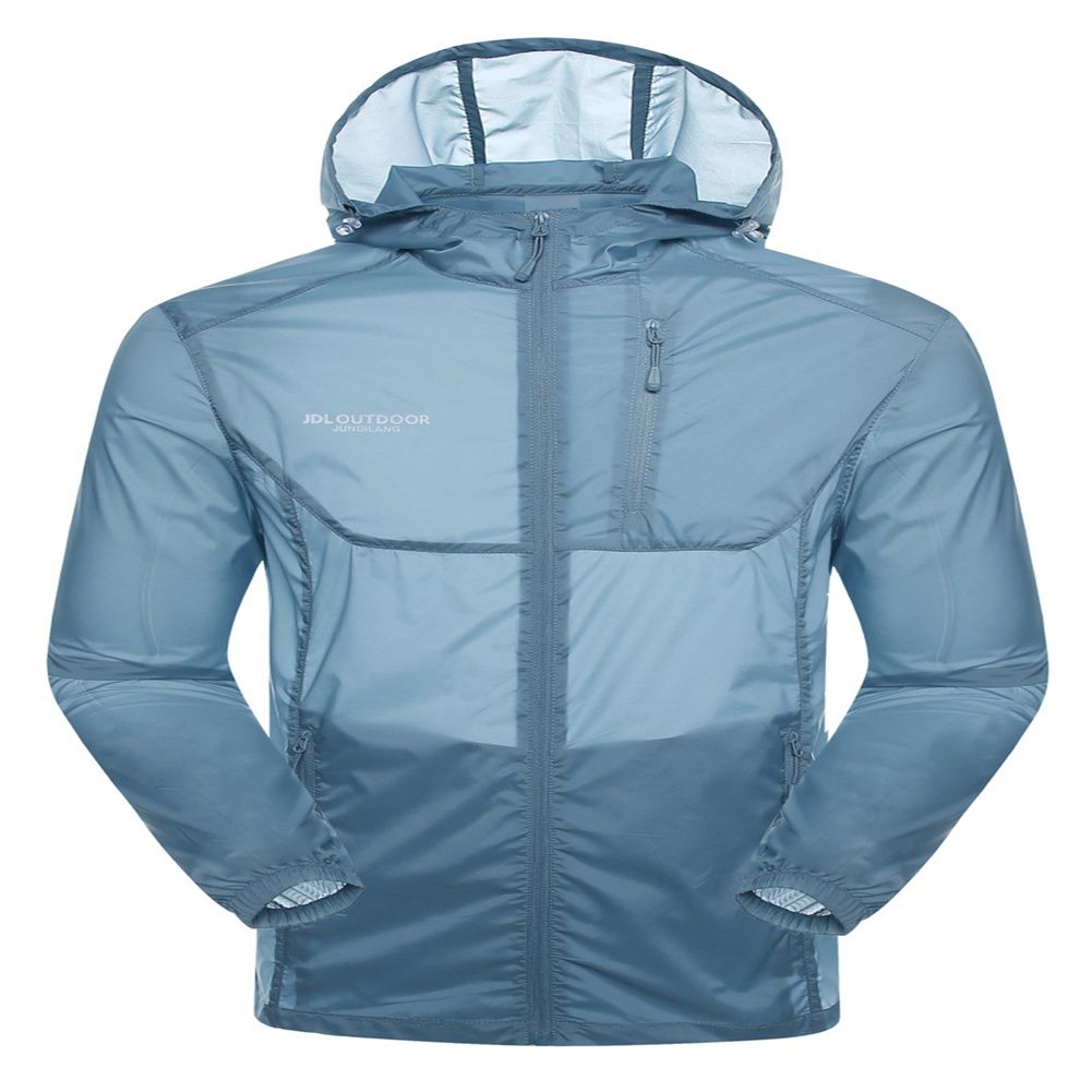 Solid Color Uv Proof Clothing Ultra-thin Breathable Wear-resistant Anti-static Waterproof Jacket Outdoor Fishing Windbreaker