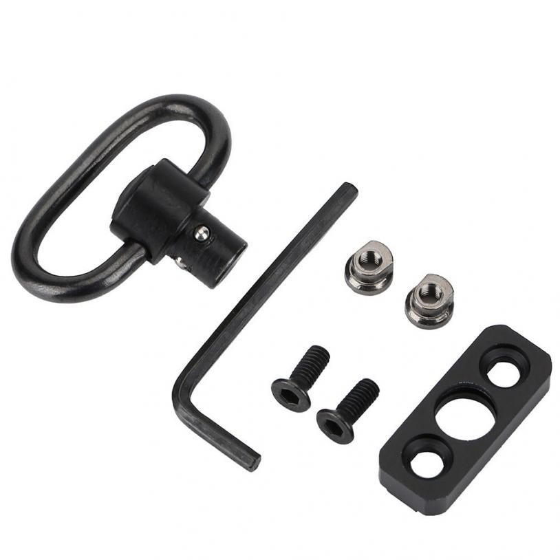 avy Duty Push Button Quick Det h Sling Swivel Mount for Keymod Rail System