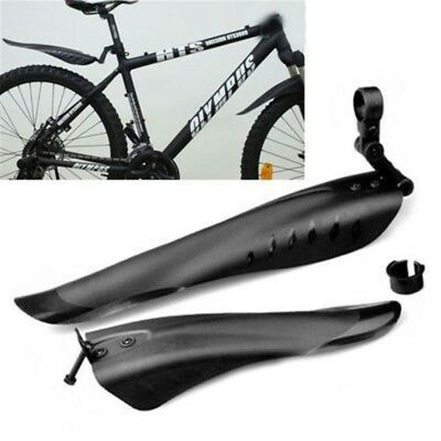 Adjustable Mountain Bicycle Bike Front/Rear Mud Guards Mudguard Fenders Set (3 Piece) - Black