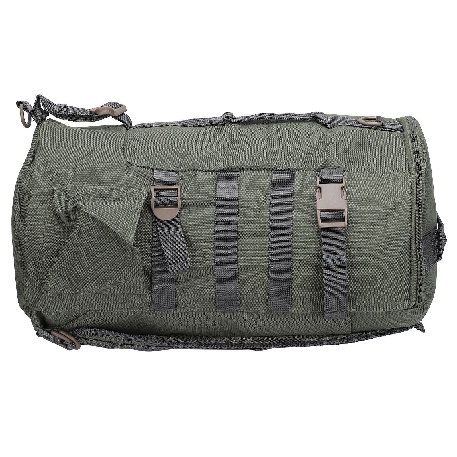 Fishing Tackle Backpack Large Capacity Portable Cylindrical Rod Bag