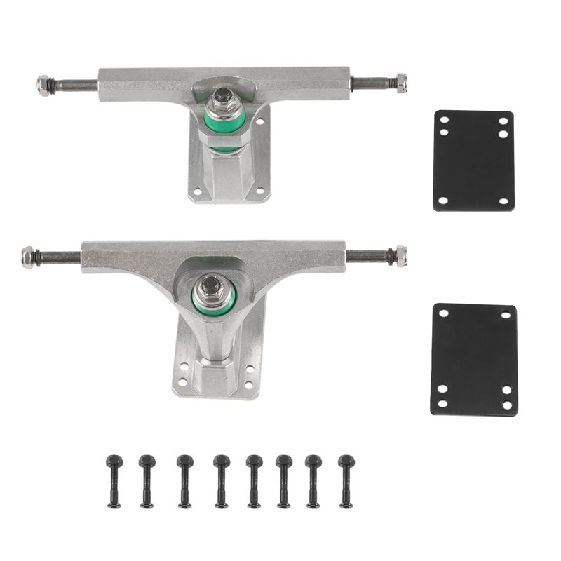 6.25Inch Surf Skateboard Truck Surf Skate Skateboard Truck Longboard Truck Fish Board Long Board Steering Bracket Silver