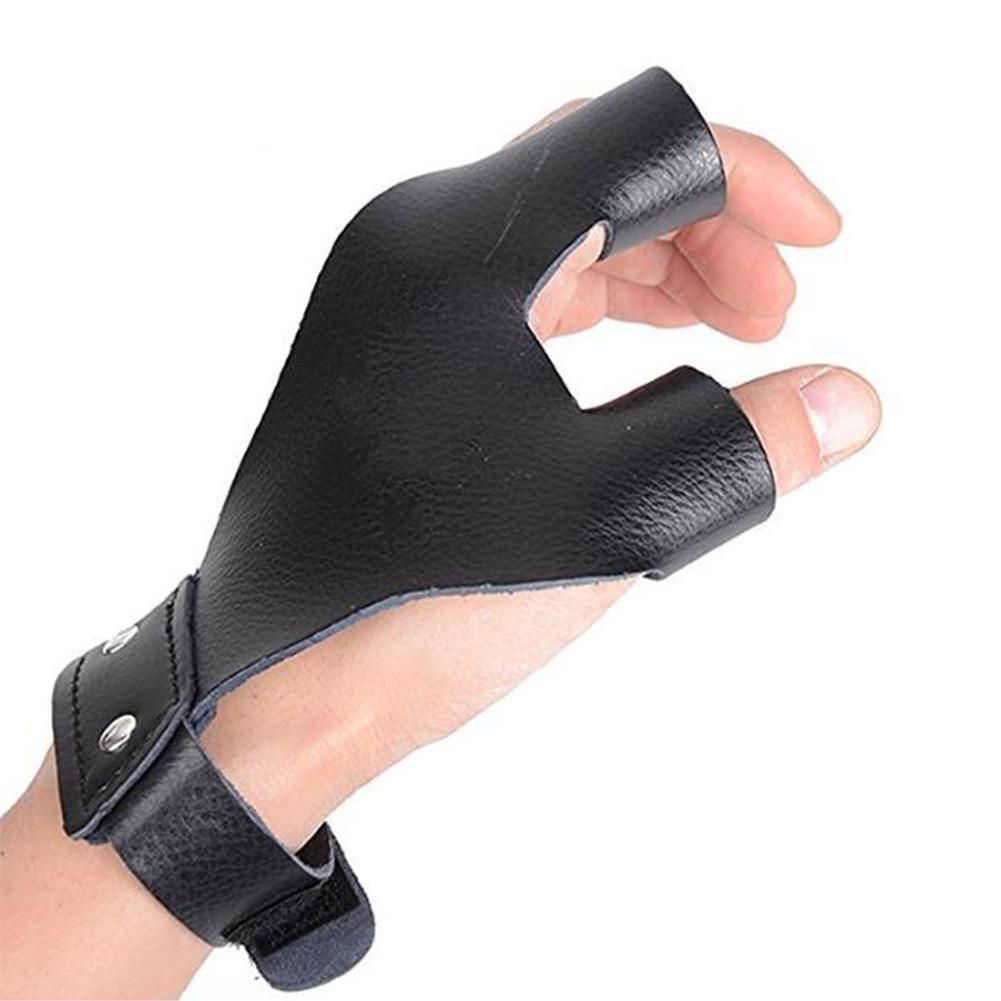 Traditional Bow Shoots Microfiber Hand Protective Gloves Professional Hand Guard