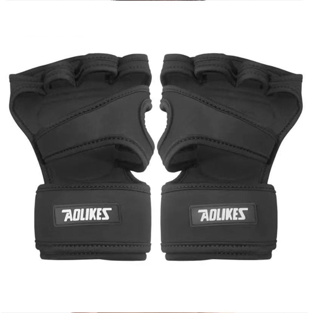 Yfashion 2pcs Nylon Half Finger raining  loves With Wrist Wrapss For  raining  Equipment
