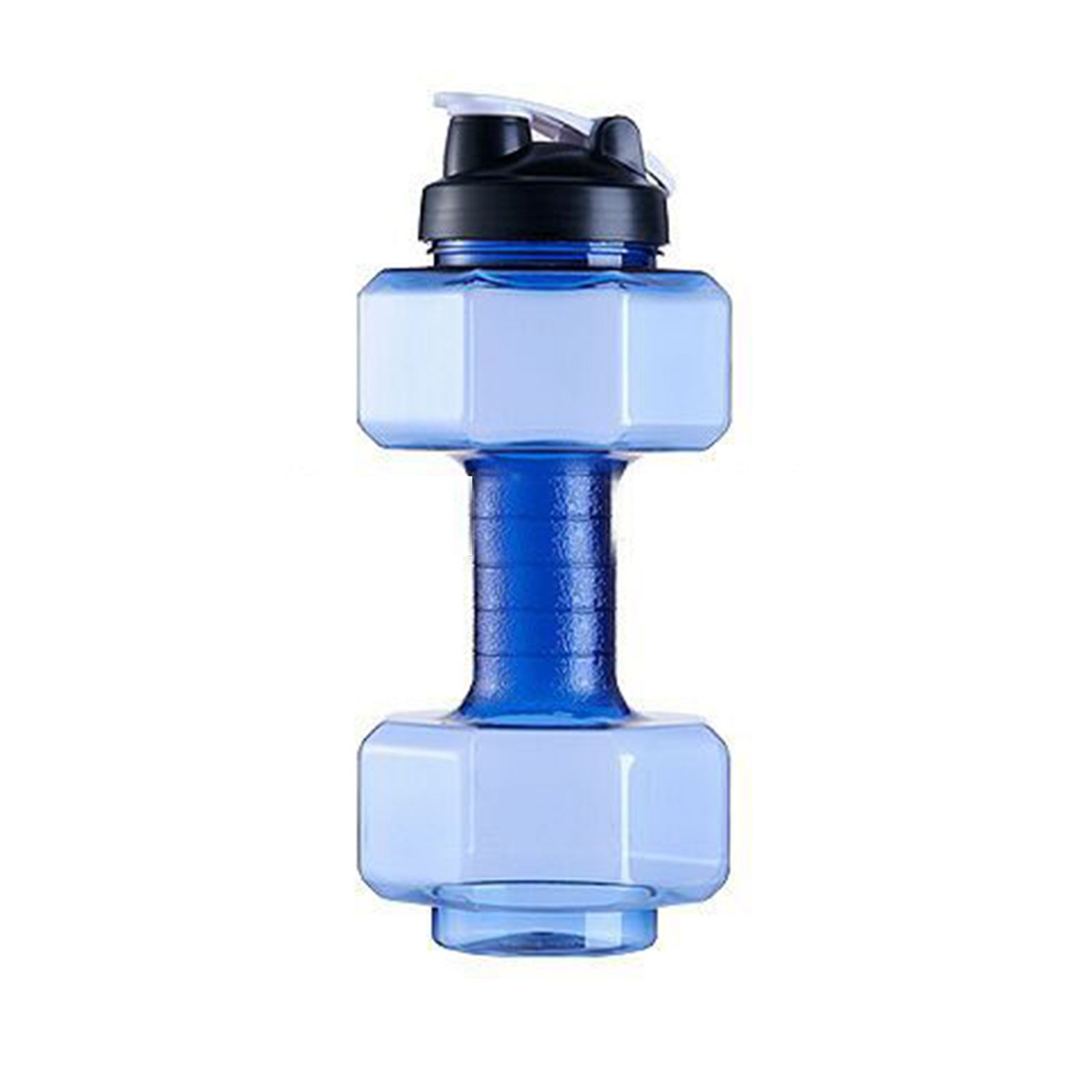 2500ml Dumbbell Cup Thickened Non-slip PP Large Capacity Water Bottle Fitness Kettle for Gym